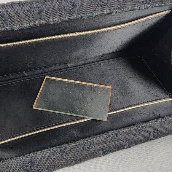 Vintage Normandie Black Floral Clutch - Picture 6 of 8